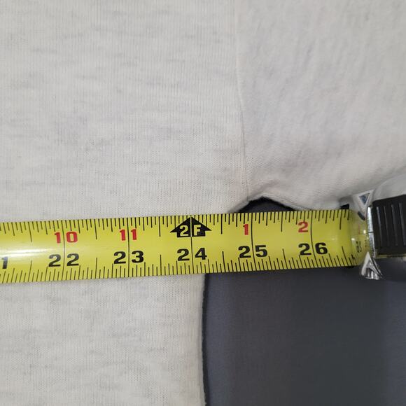 Democracy Top Women’s XL Crew Neck Long Sleeve Ribbed Pocket Ivory Soft Knit - Picture 5 of 9